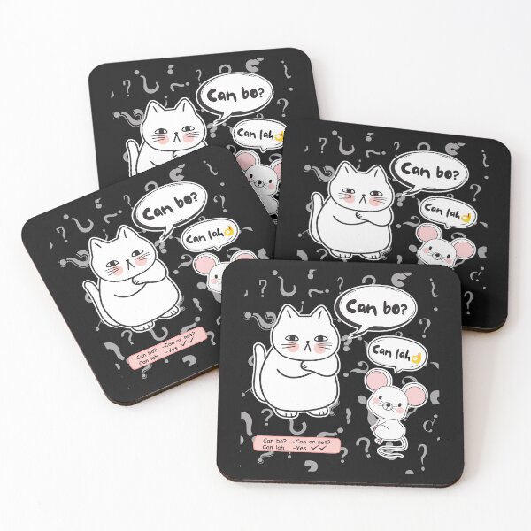 Item preview, Can Bo Can Lah Singlish - Cat And Rat  designed and sold by OwlCanvas.