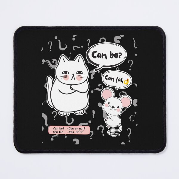 Item preview, Can Bo Can Lah Singlish - Cat And Rat designed and sold by OwlCanvas.