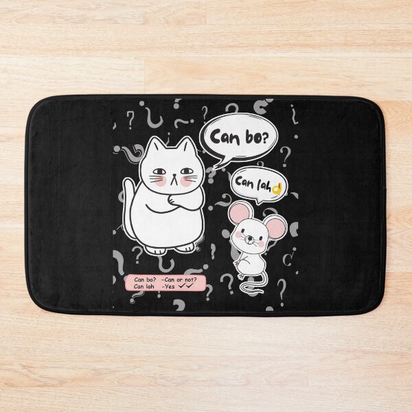 Item preview, Can Bo Can Lah Singlish - Cat And Rat  designed and sold by OwlCanvas.