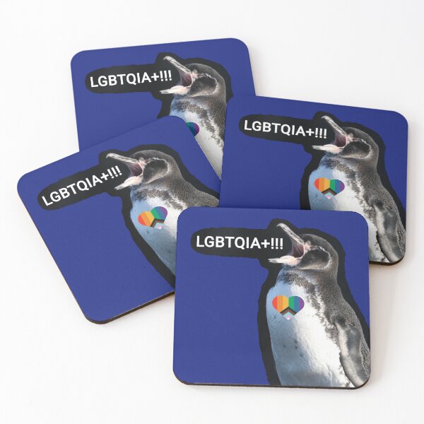 Artikelvorschau, Blue #0F1D7B Galapagos Penguin screams LGBTQIA+ entworfen und verkauft von SBPenguins.