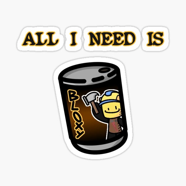 roblox bloxy cola Sticker for Sale by BabyCatArtist