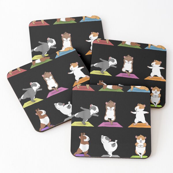 Item preview, Guinea Pig T-Shirt Funny Guinea Pigs In Yoga Poses Tee designed and sold by JuancaHeflin.