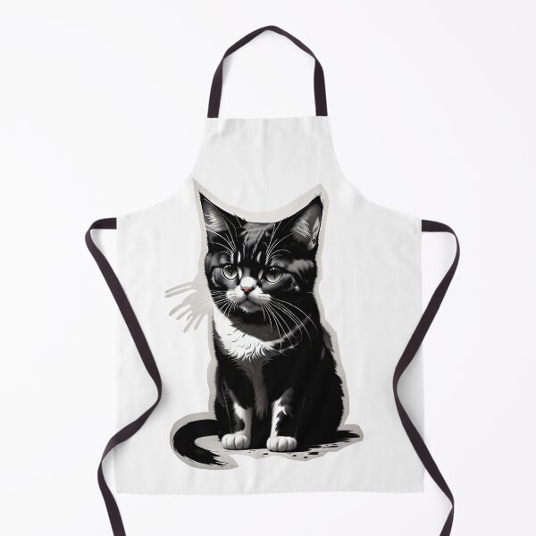 Item preview, chinese painting "adorable black and white kitten" designed and sold by Leo-Fein.