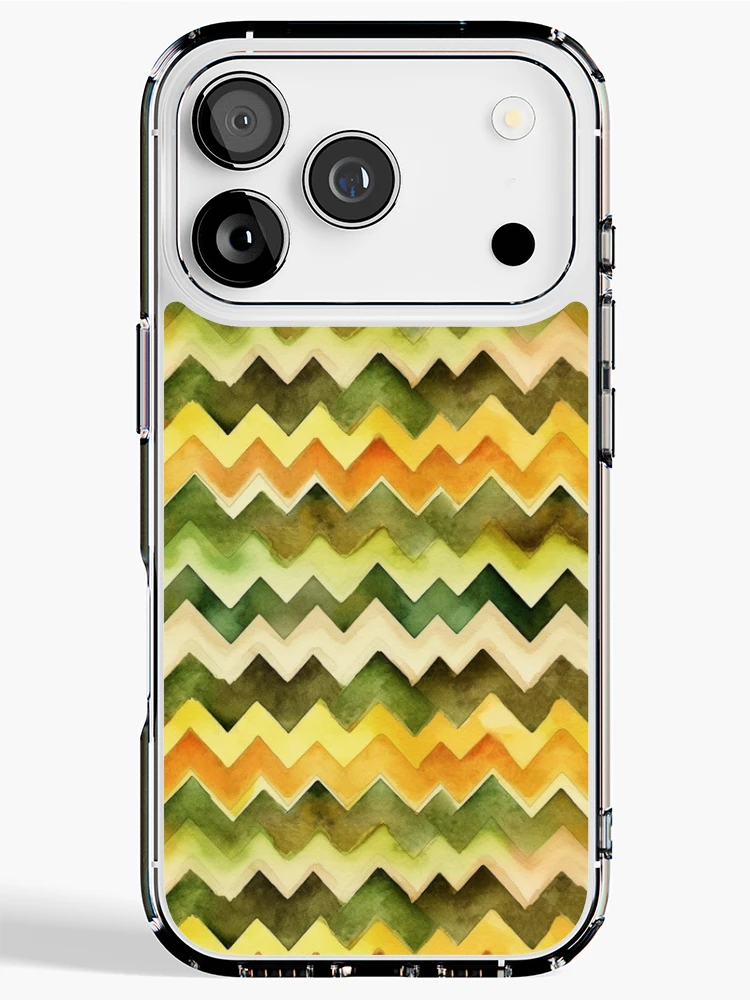 Thumbnail 1 of 5, iPhone Case, Retro Chevron Pattern designed and sold by TheThreePixels.