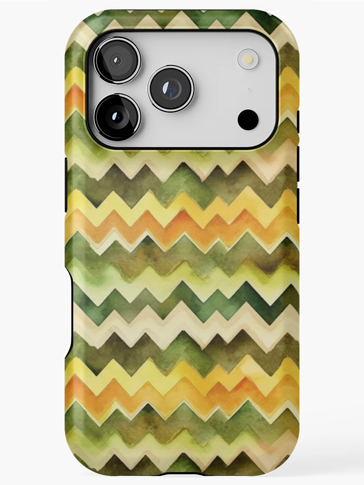 Thumbnail 1 of 4, iPhone Case, Retro Chevron Pattern designed and sold by TheThreePixels.