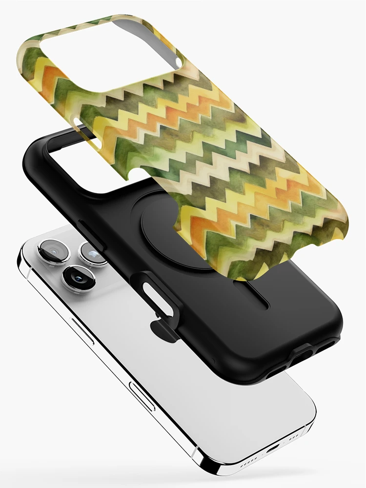 Thumbnail 2 of 4, iPhone Case, Retro Chevron Pattern designed and sold by TheThreePixels.