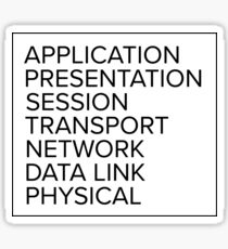 OSI Layers Sticker