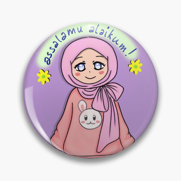 Item preview, Assalamu Alaikum Hijab Girl designed and sold by HijabieUkhty.