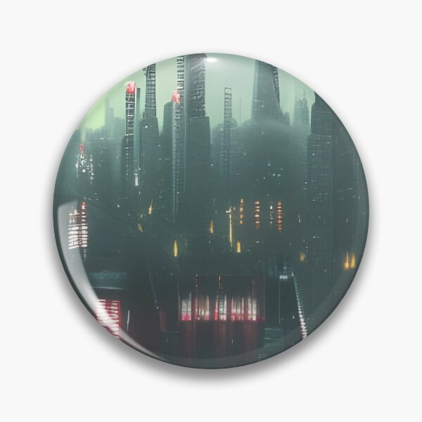 Item preview, A dystopian dark city of the future designed and sold by brandway.
