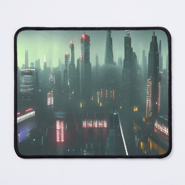 Item preview, A dystopian dark city of the future designed and sold by brandway.