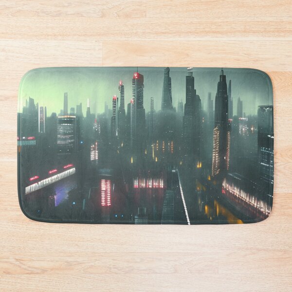 Item preview, A dystopian dark city of the future designed and sold by brandway.