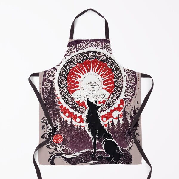 Item preview, Wolf Howling Illustration designed and sold by Saltys-Shop.
