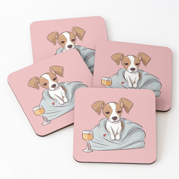 Item preview, Chilling Dog with a Drink designed and sold by Maciej Krawczyk.