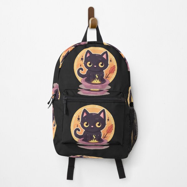 Item preview, Cat Maw. Witch cat. Trick or Treat Halloween party. Cute black cat pictures designed and sold by Anastasiia Yurevych.
