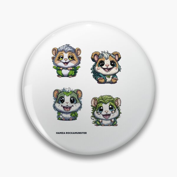 Item preview, Kawaii hamster monsters designed and sold by Kingrocker.