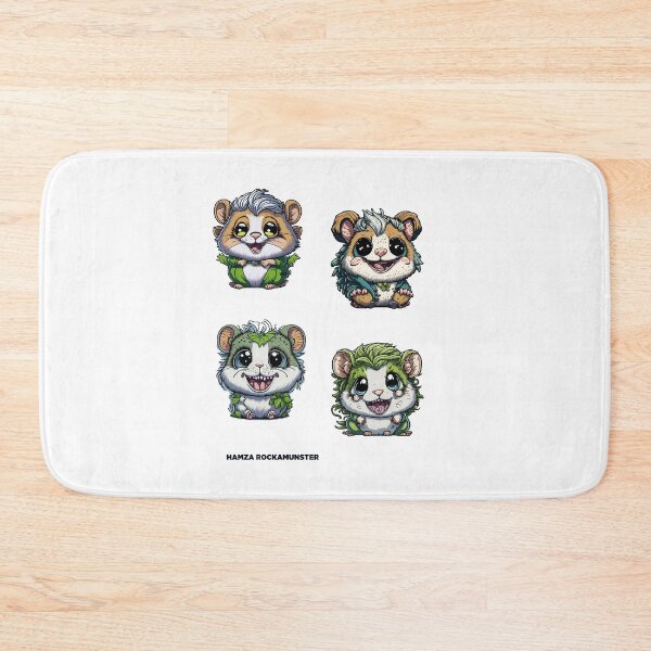 Item preview, Kawaii hamster monsters designed and sold by Kingrocker.