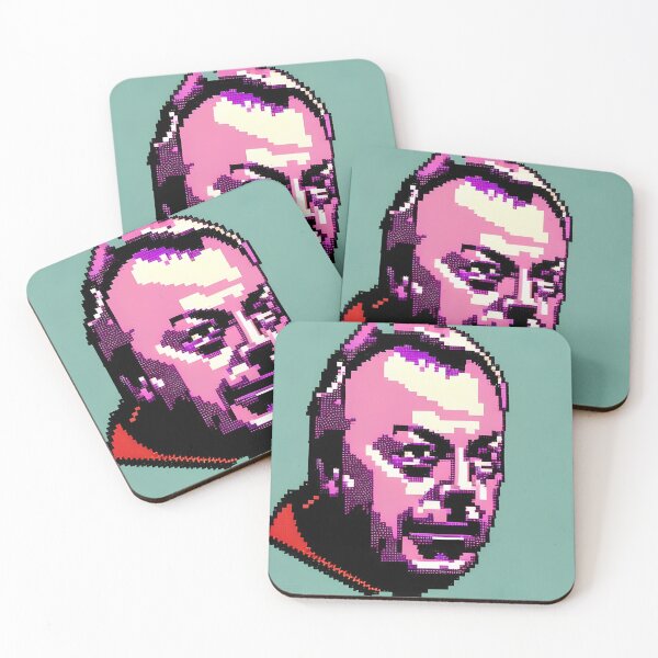 Item preview, Christopher Hitchens low res pixel portrait designed and sold by brandway.