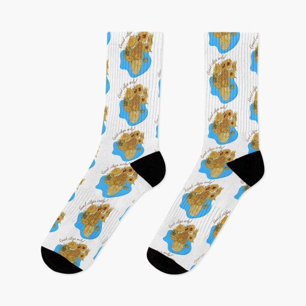 Item preview, GOOD VIBES ONLY Vincent Van Gogh Sunflowers designed and sold by lesvalises.