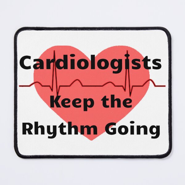 Item preview, Cardiologists Keep the Rhythm Going - Black Text designed and sold by UlDesigns.