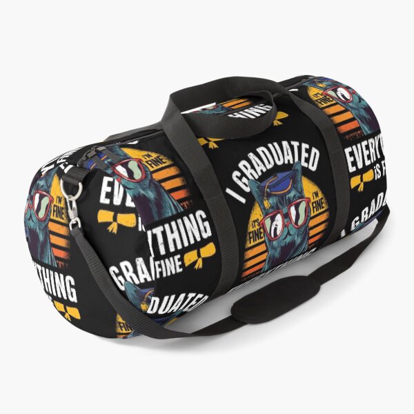 Item preview, I Graduated Funny Graduating Class 2023 Cool Grad Cat Sunset designed and sold by GravitiTees.