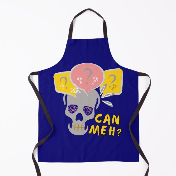 Item preview, Cute skeleton Can Meh Question Mark Singlish designed and sold by OwlCanvas.