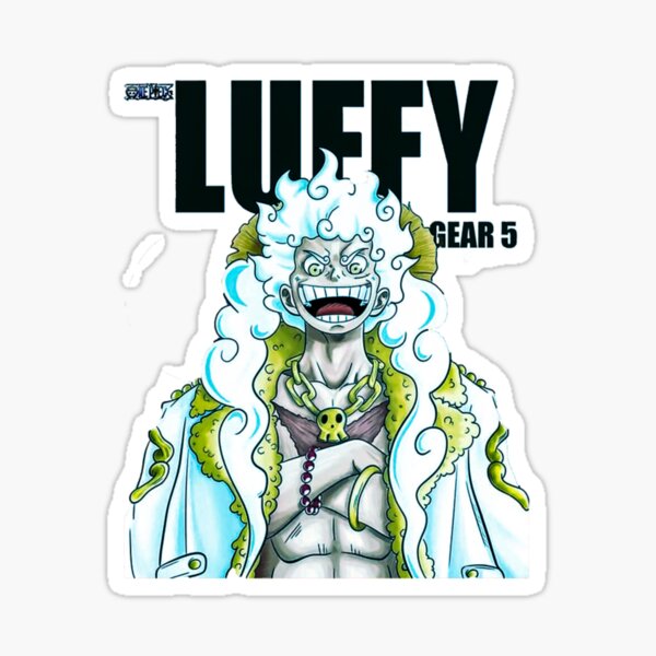 one piece luffy gear 5 Sticker by todorocklee in 2023