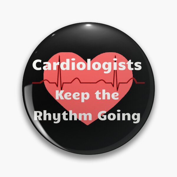 Item preview, Cardiologists Keep the Rhythm Going - White Text designed and sold by UlDesigns.