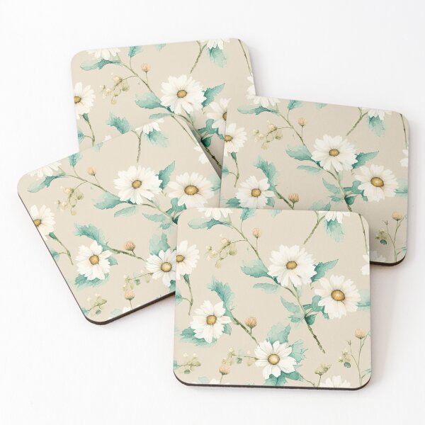 Item preview, Throw Pillow With Beautiful Daisies Painting - Spring Home Decor designed and sold by Sowari-Pillows.