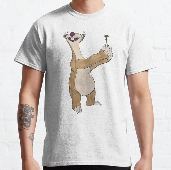 Item preview, Sid the sloth Leprosy, friendship, sid leniv, sid el perezoso, sid tembellik, sid slinkums, sid le paresseux, lice -aesthetic, designed and sold by necronderk.