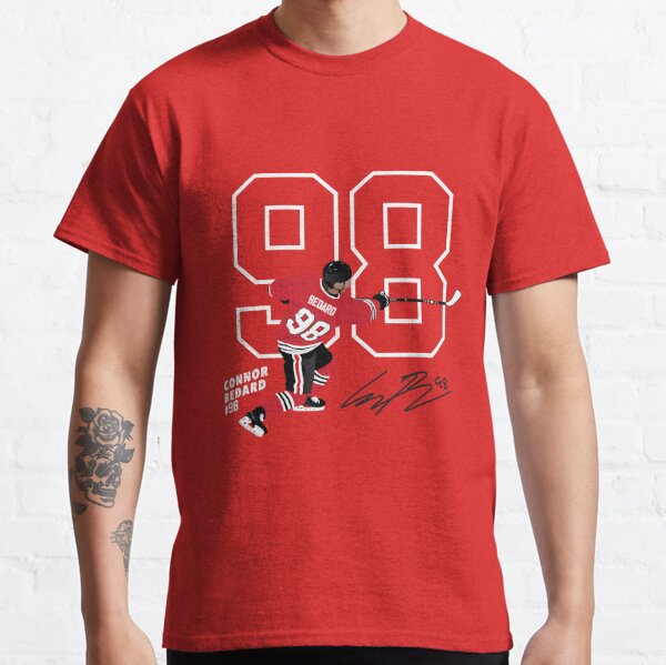 HOT SALE!! Welcome Connor Bedard #98 Chicago Blackhawks Name & Number T- Shirt