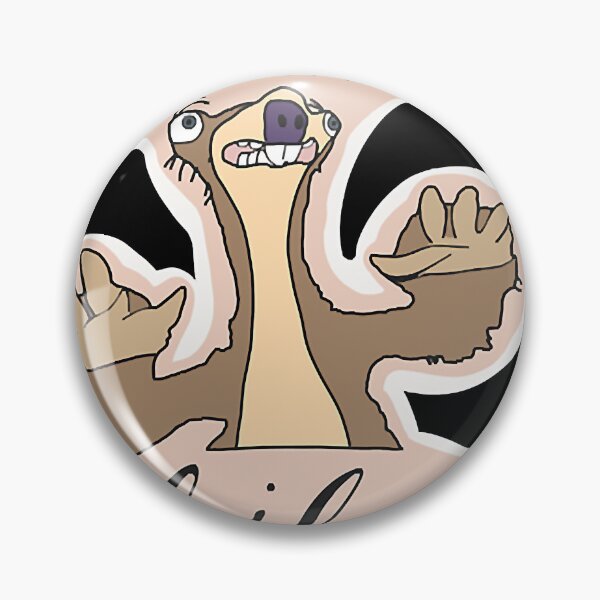 Item preview, Sid the sloth Leprosy, friendship, sid leniv, sid el perezoso, sid tembellik, sid slinkums, sid le paresseux, lice -aesthetic, designed and sold by necronderk.
