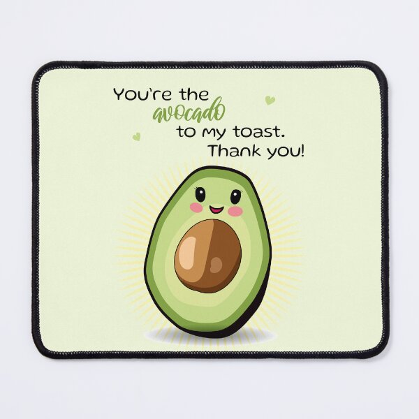 Item preview, Cute Avocado Appreciation quote Thank you designed and sold by HajnalkArt.