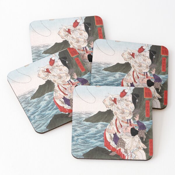 Item preview, Empress Jingu and Takenouchi no Sukune Fishing at Chikuzen designed and sold by Lady-Frost.