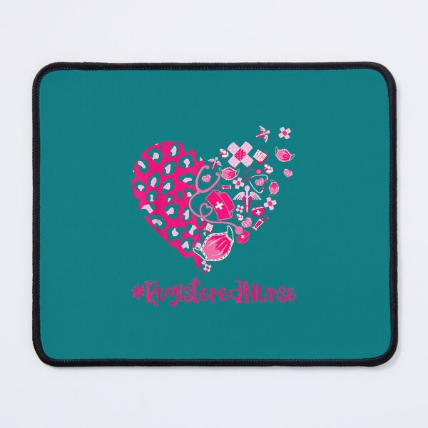 Item preview, Registered Nurse Leopard Stethoscope Nurse Heart Valentine  designed and sold by longchau230.