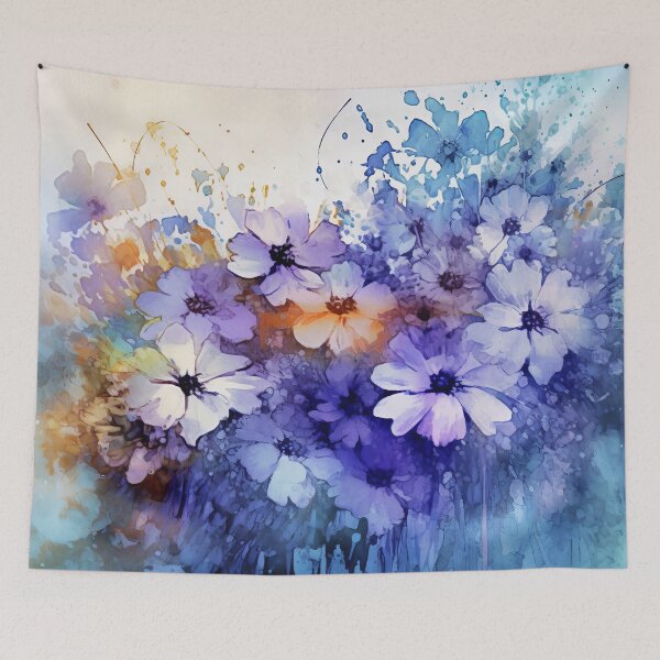 Item preview,  Blue Wildflowers Gentle Harmony designed and sold by Paintings By Simon .