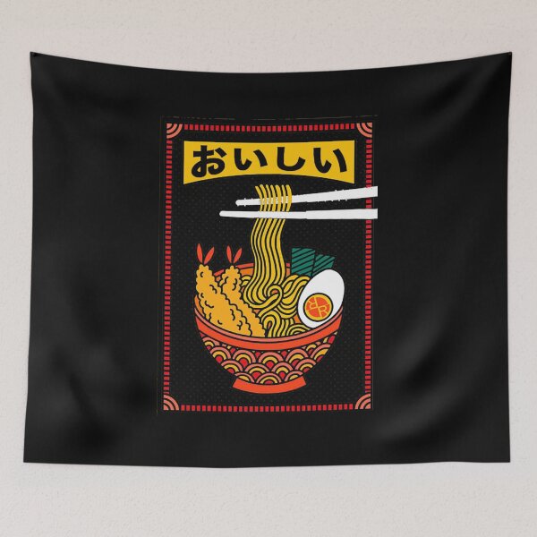 Item preview, rubino samurai eats noodles happy 2 designed and sold by thenaeemmalik.