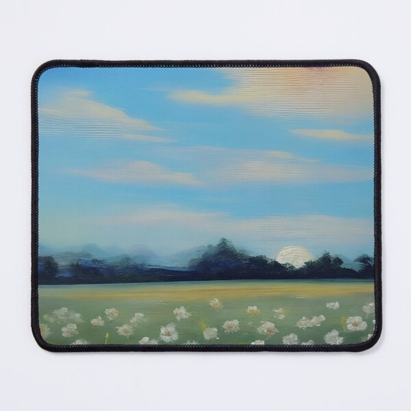 Item preview, Throw Pillow With Beautiful Daisies Painting - Spring Home Decor designed and sold by Sowari-Pillows.