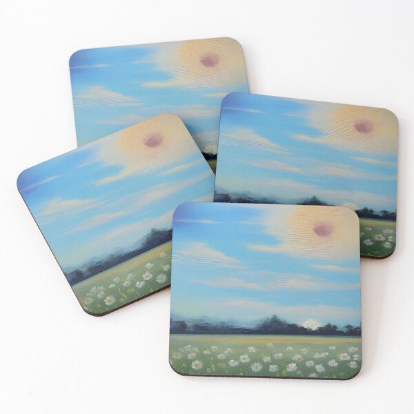 Item preview, Throw Pillow With Beautiful Daisies Painting - Spring Home Decor designed and sold by Sowari-Pillows.