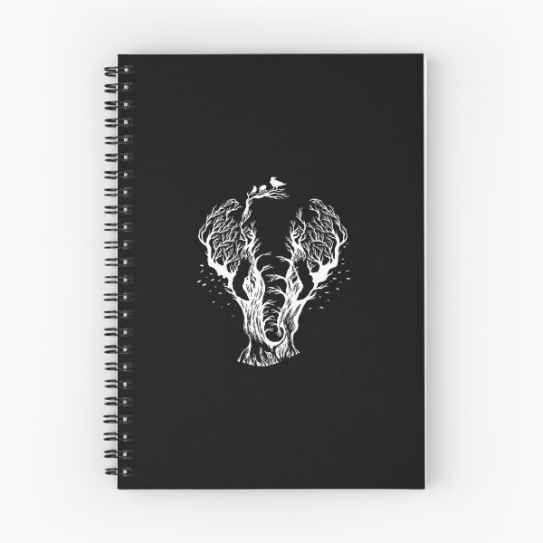 Item preview, rubino zen elephant red tree black designed and sold by thenaeemmalik.
