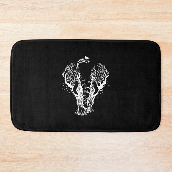 Item preview, rubino zen elephant red tree black designed and sold by thenaeemmalik.