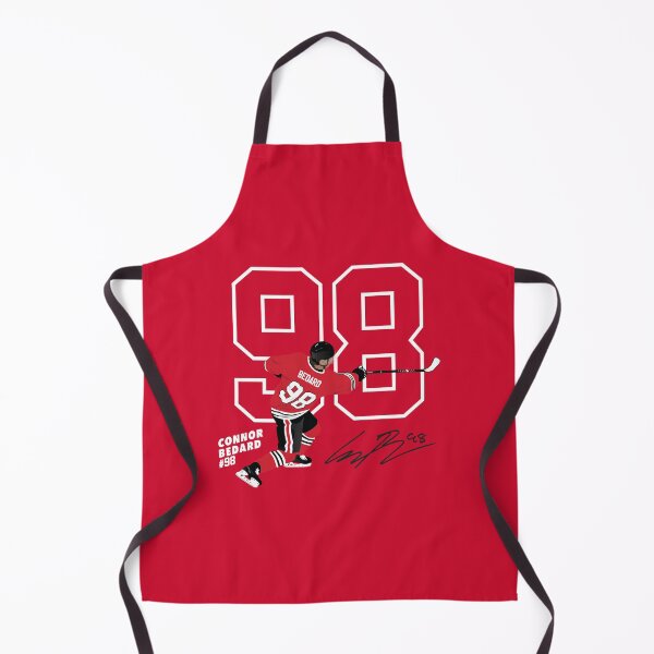 Item preview, Connor Bedard #98 Blackhawks Signature Art designed and sold by Bear Creative.