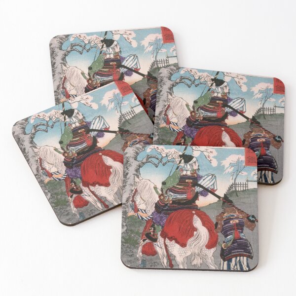 Item preview, Classical Japanese art, Hachiman Taro Yoshiie at Nakoso Barrier designed and sold by Lady-Frost.