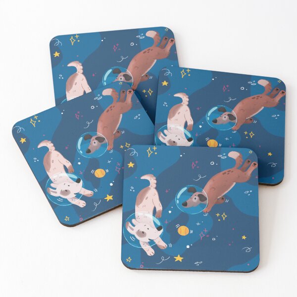Item preview, Space Dogs, Dogs in Space, Space Puppies designed and sold by SleepyLilSloth.