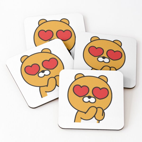 Item preview, KakaoTalk Friends Hello! Ryan Heart Eyes designed and sold by AmyHicks2.