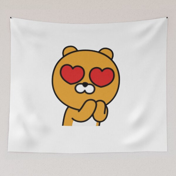 Item preview, KakaoTalk Friends Hello! Ryan Heart Eyes designed and sold by AmyHicks2.