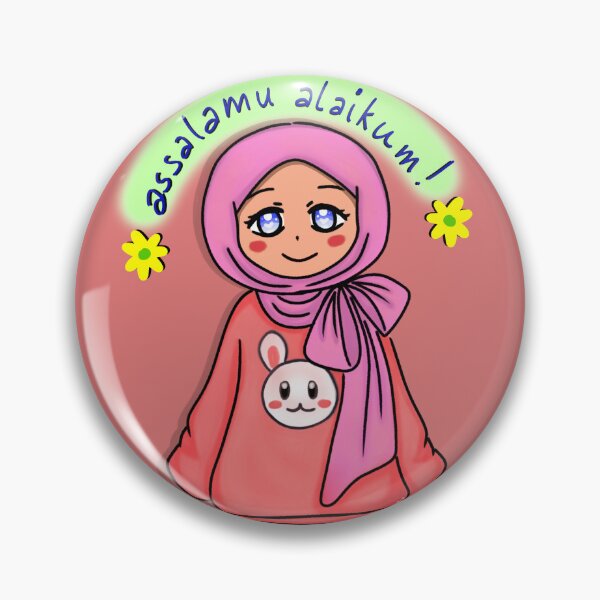 Item preview, Hijab Girl Assalamu Alaikum  designed and sold by HijabieUkhty.