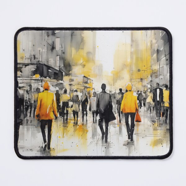 Item preview, Urban Noir Golden Shadows designed and sold by Paintings By Simon .