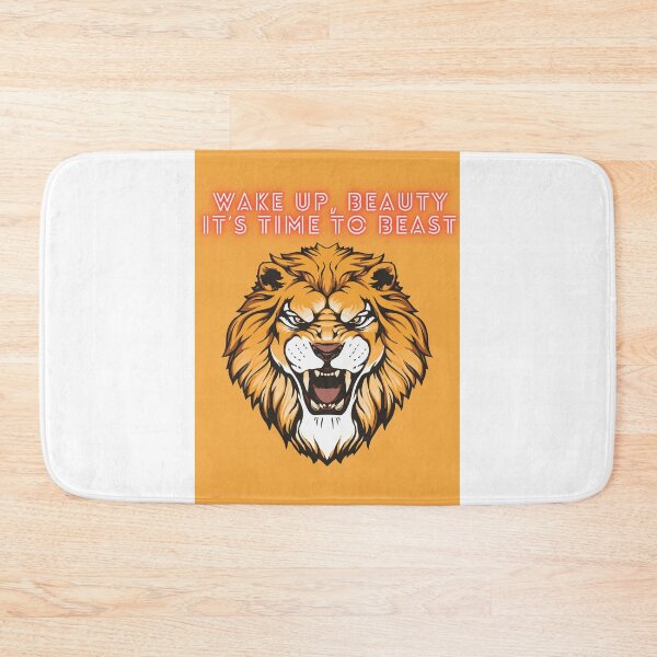 Item preview, wake up,beauty it"s time to beast designed and sold by PawsyArt.