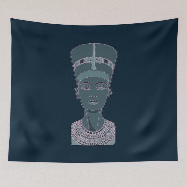 Item preview, Nefertiti of Egypt blue designed and sold by Studio Mattie.
