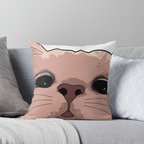 Item preview, cute cat meme confuse face designed and sold by thebunga.